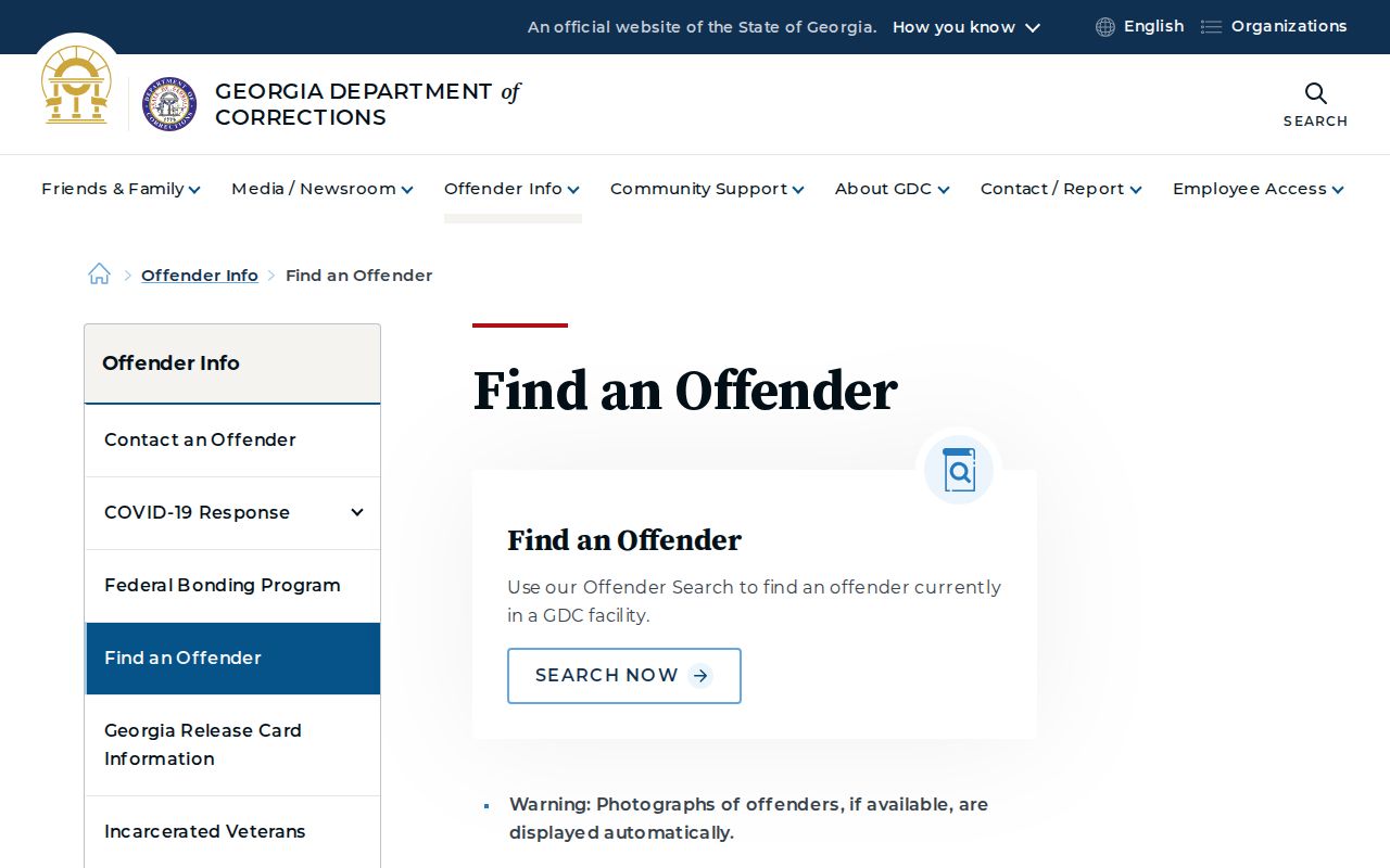 Early County released inmates Georgia offender search